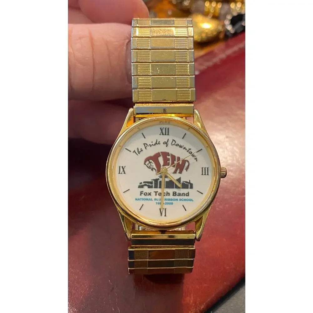 Unisex Perfect Timing Watch, Fox Tech Band, 1999-2000, New Battery